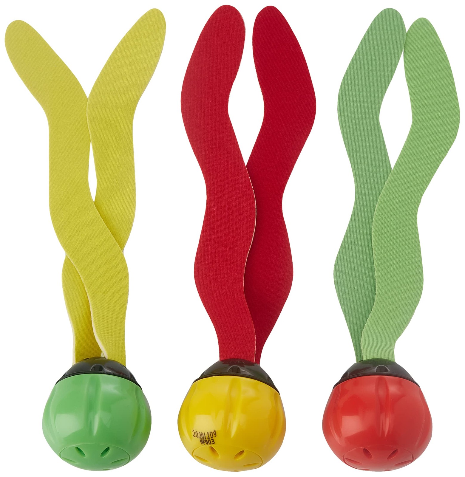 INTEX Underwater Swimming/Diving Pool Toy Sinking Fun Balls (3 Pack)-Multi color