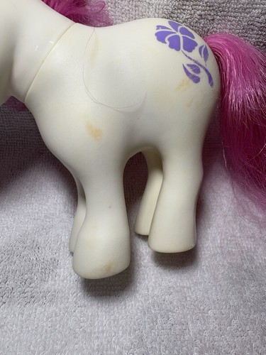 My little Pony Vintage G1 Mail Order Birthflower February Violet MLP MÄNGEL - Bild 10 von 14