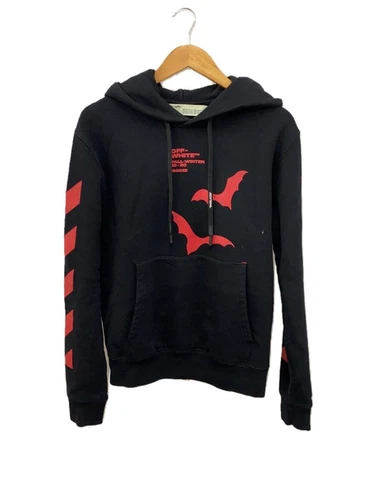 OFF WHITE Felpa con cappuccio OFFWHITE nera S usata