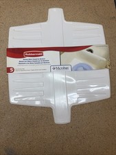 Rubbermaid Twin Sink Divider Mat #1297 White 11.5" x 14"