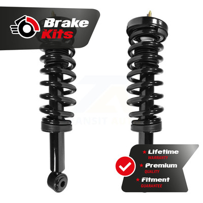 Front Complete Shocks Strut Coil Spring Mount Pair For 2009-2013 Ford F-150 4WD