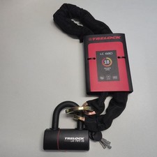 Trelock LC 680 Bügelschloss Kettenschloss 9,5mm 110cm Sicherheitsstufe 18