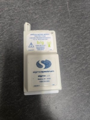 Baxter Sigma Spectrum Wireless Battery Module Part Number 35162