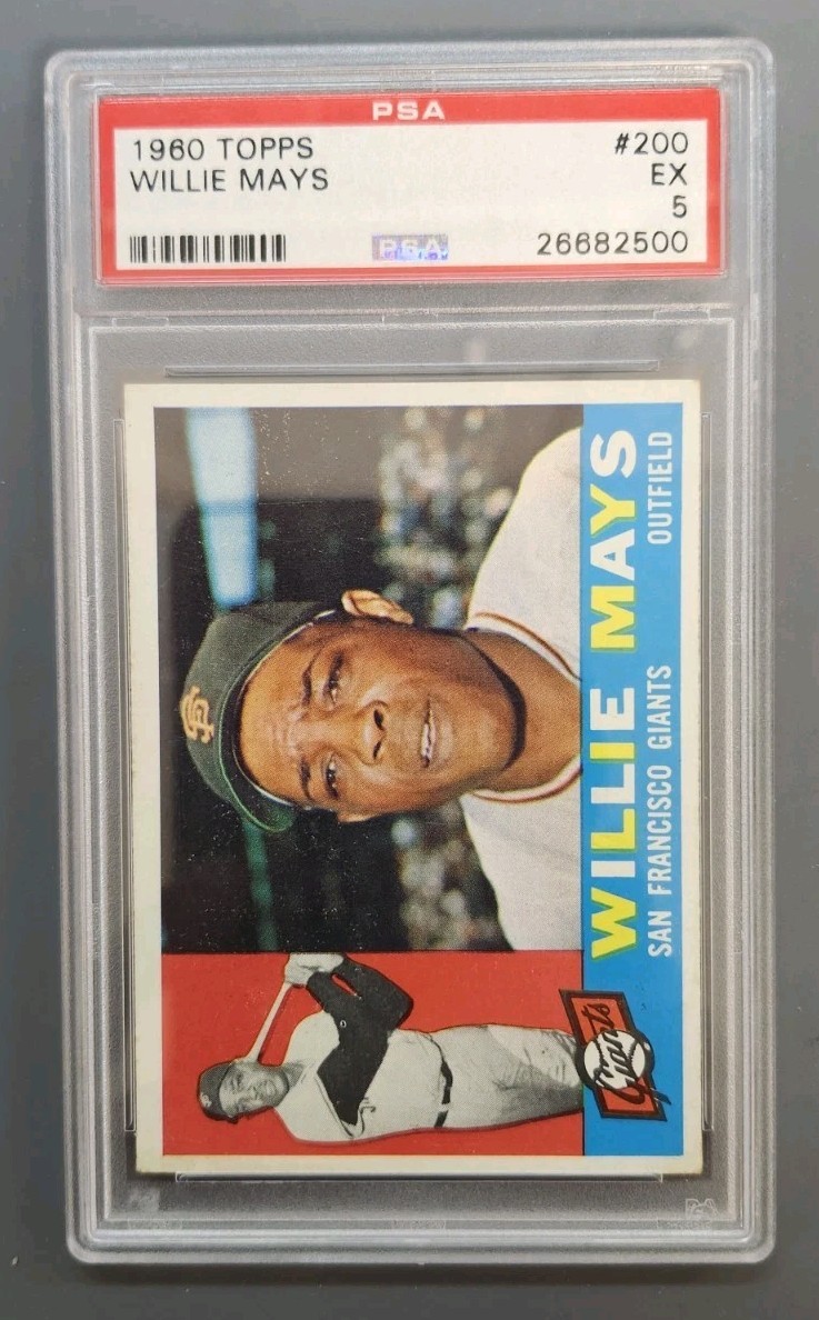 1960 Topps #200 Willie Mays (HOF) PSA 5