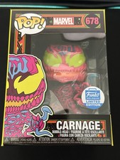 funko pop marvel carnage Blacklight Funko Exclusive