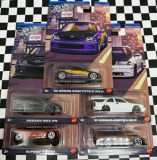 *COMPLETE SET* Hot Wheels 2025 Compact Kings Series Honda,Ford,Nissan,Mazda 1/64