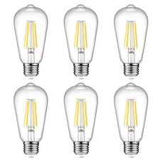 Vintage Led Edison Bulbs 6w Equivalent 60w Incandescent Nondimmable Warm White 2
