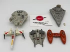 1978 Diecast 5 Vehicle Lot Star Destroyer Falcon Complete Vintage Star Wars