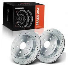 12.40 inch 315mm Disc Brake Rotors Compatible with Rear Drilled and Slotted
