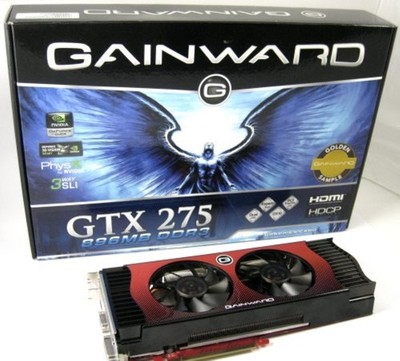 Gainward NVIDIA GeForce GTX 275 Golden Sample 896MB GDDR3 HDMI VGA DVI