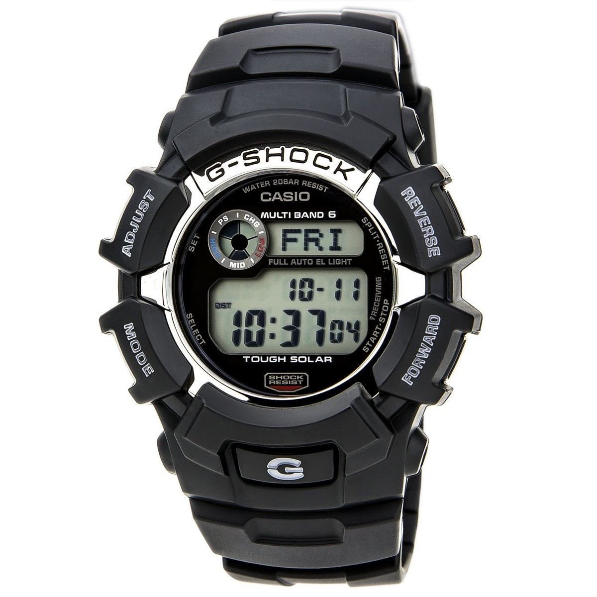 CASIO G-SHOCK GW-1400BDJ 電波時計 ソーラー駆動 腕時計 Casio GW2310-1 Men's G-Shock Digital Dial Black Resin Atomic World
