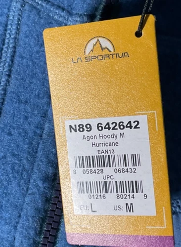 La Sportiva Agon Hoody Men's Size M Hurricane Jacket NWT image 8
