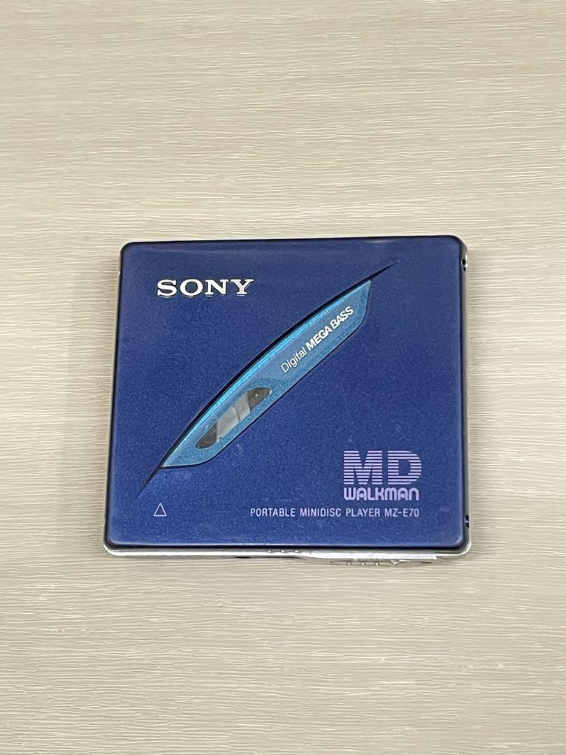 SONY MD WALKMAN MDプレーヤー MZ-E70 BLUE SONY MD WALKMAN MDプレーヤー MZ-E70 BLUE