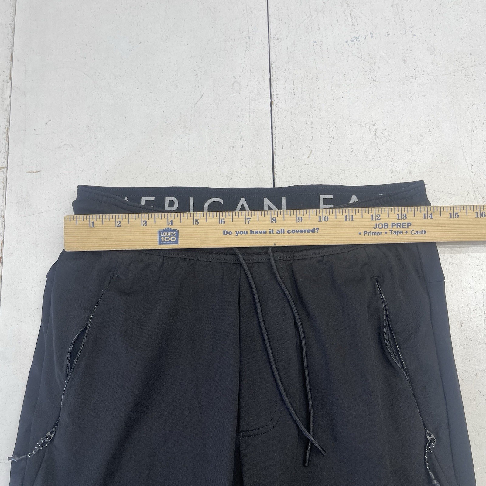 American Eagle Black Drawstring Pull On Jogger Sw… - image 5