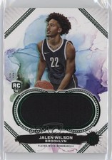 2023-24 Topps Motif Rookie Relics Winsor Green 5/10 Jalen Wilson #MRR-12 1f60
