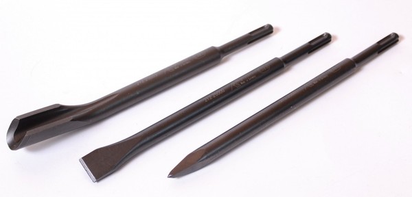 Rennsteig MeißEl-Set 3Tlg Meissel Satz Sds-Plus FlachmeißEl SpitzmeißEl 250 Mm-image