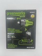 Greenworks 1/2" Llave de impacto (IW5800) 750 FT-LBS par de ruptura