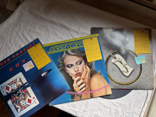 GOLDENER OHRRING ~ 3 LPS ~ EX. ALLE~gereinigt/getestet~MOONTAN~Radar Love/Twilight Zone