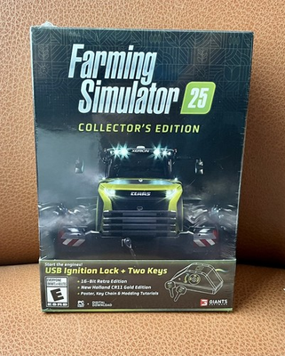 #ad Farming Simulator 25 Collector#x27;s Edition PC NEW Sealed $65.00