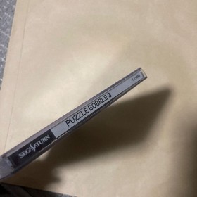 SS SEGA SATURN PUZZLE BOBBLE 3 Obi with postcard SEGA SATURN PUZZLE BOBBLE 3 SS