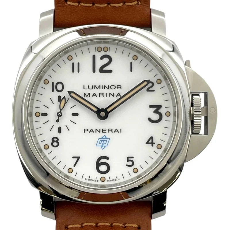 Panerai — PANERAI Luminor PAM00660 44mm SS White Dial Hand-Winding Watch #OKW1989