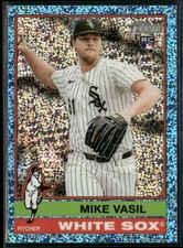 2025 Topps Heritage High Number - Light Blue Sparkle - Mike Vasil #507 (RC)