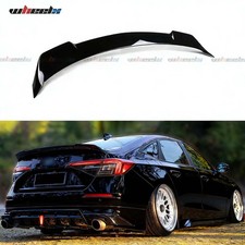 For 2022-2026 Honda Civic Yofer Gloss Black High Kick Duckbill Trunk Spoiler Lip