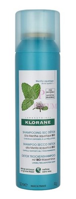 Klorane Detox Dry Shampoo With Organic Aquatic Mint 150ml