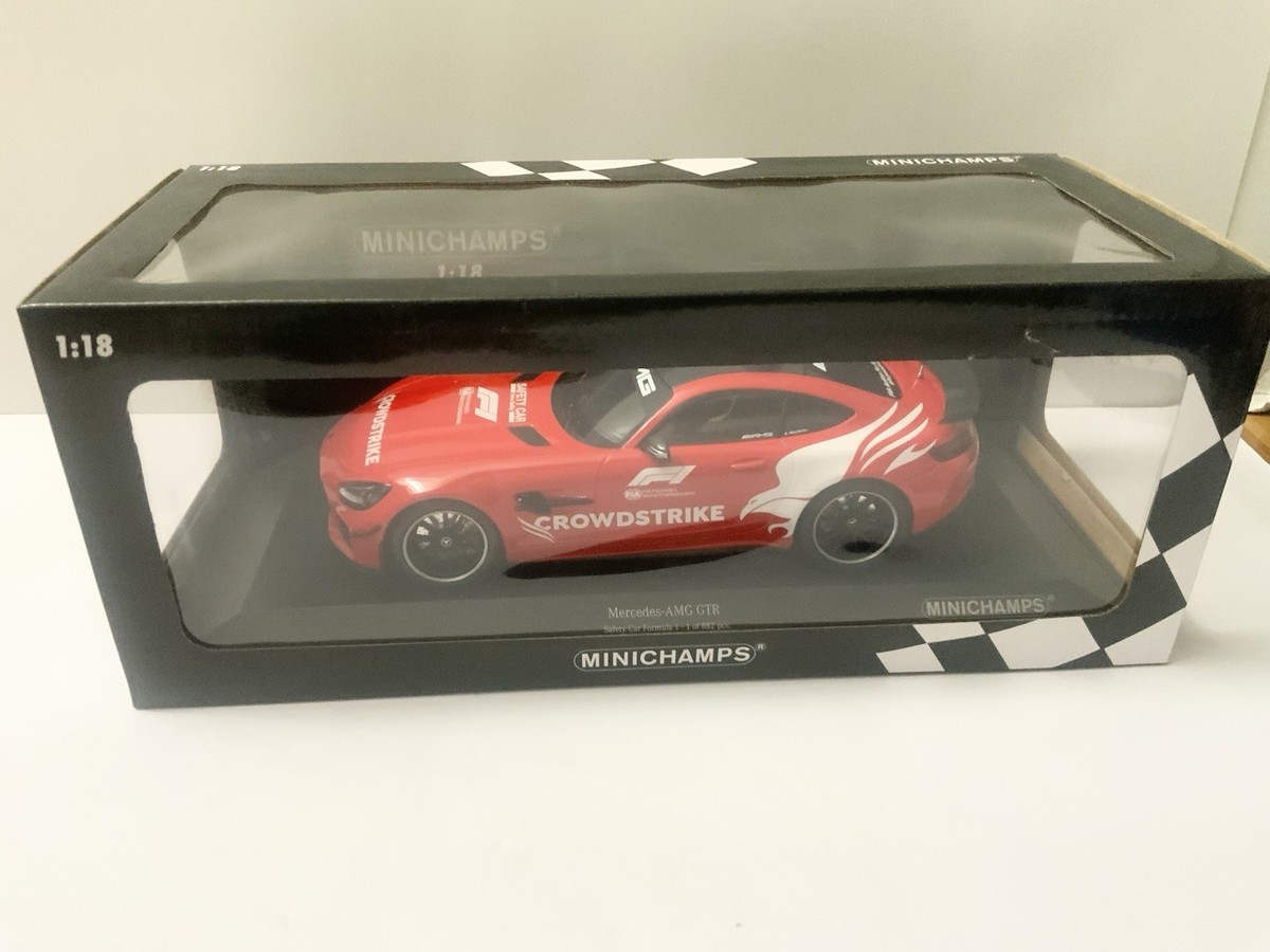 1/18 2021 MERCEDES BENZ AMG GTR Crowdstrike Safety Car Formula 1