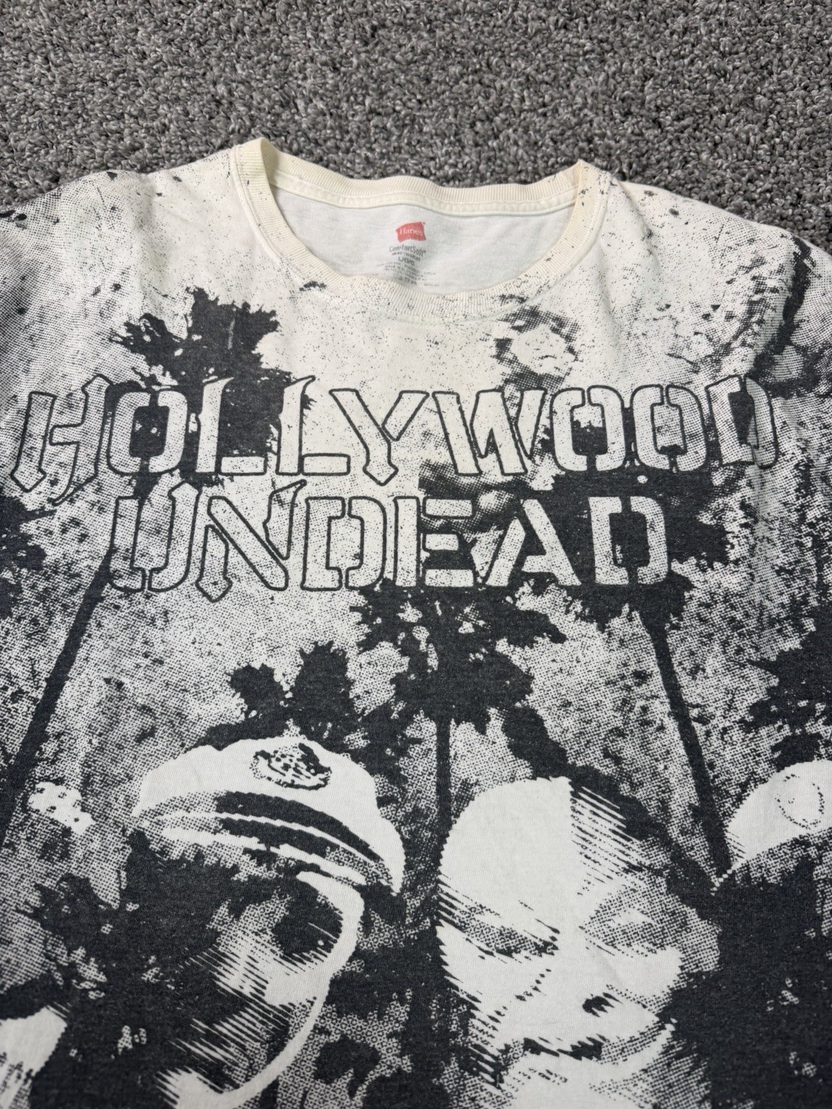 Vintage Y2K Hollywood Undead Band T Shirt Men’s Size Large White image 4