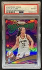 2024 Panini WNBA Prizm Caitlin Clark Groovy RC Green Rookie #13 Fever PSA 8