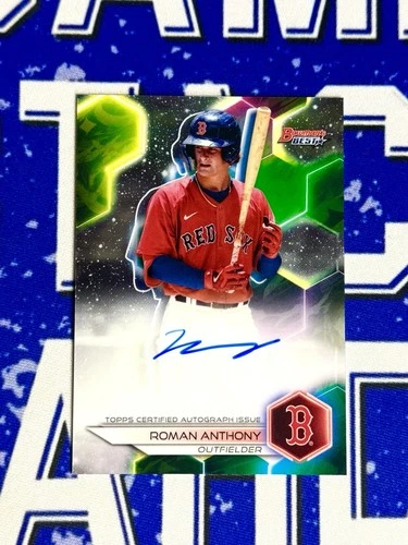 2023 ROMAN ANTHONY Bowman's Best - Best of 2023 Rookie On Card Auto RED SOX 🔥