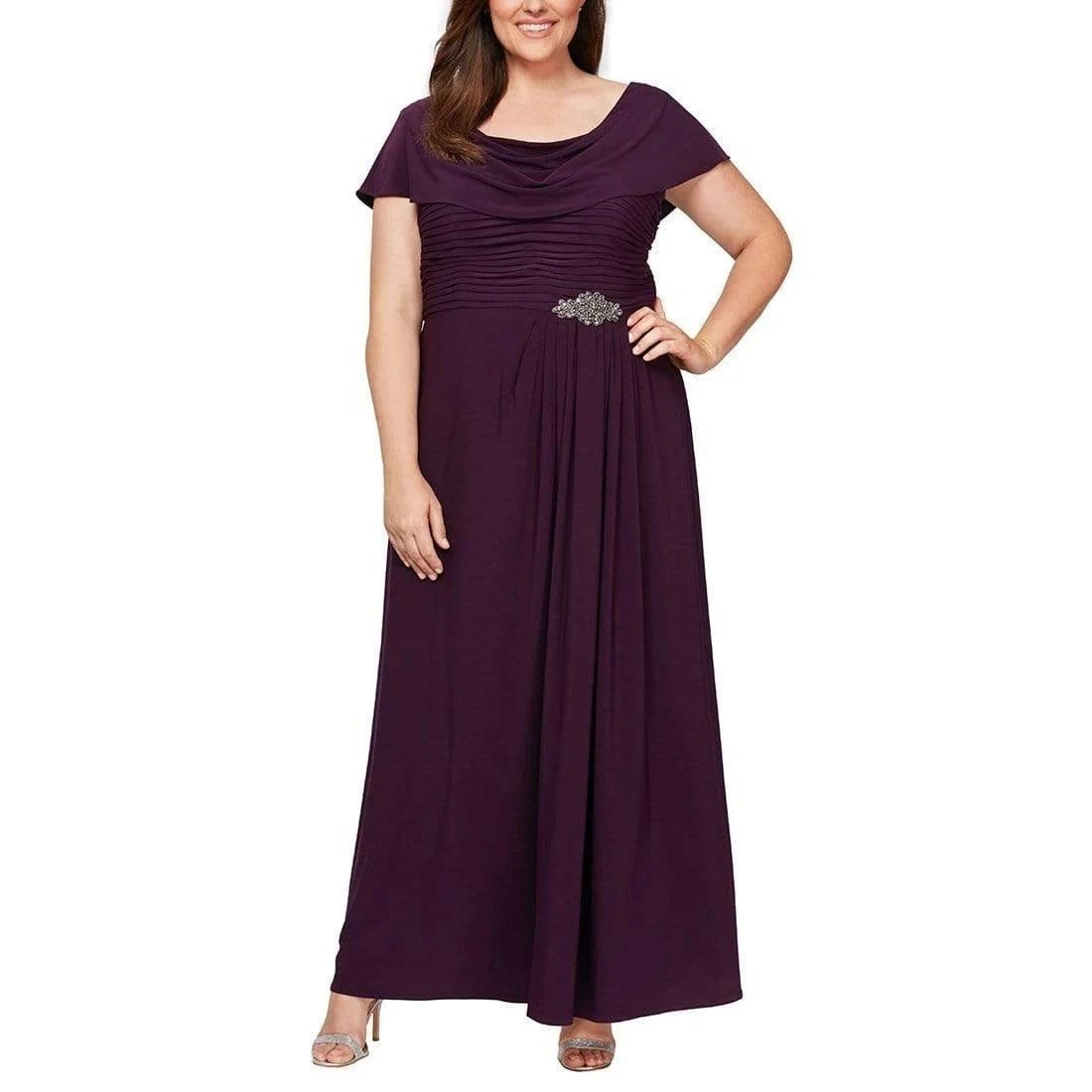 sachin and babi light blue dress ALEX EVENINGS #81351544 – Margaret's Boutique