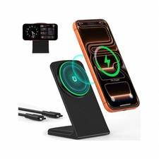 Mag.Safe Charger Stand for iPhone, Magnetic Wireless Charging Onyx Black