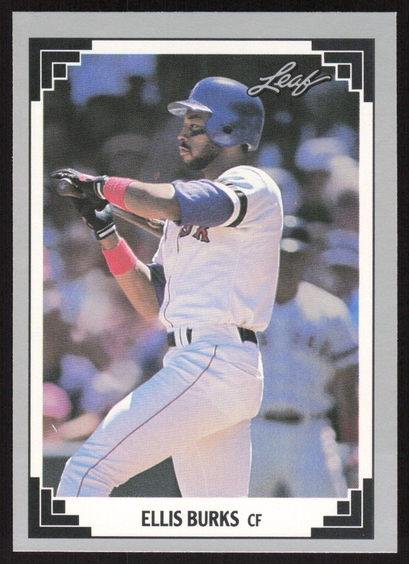 ELLIS BURKS 1991 LEAF #121 BOSTON RED SOX | eBay
