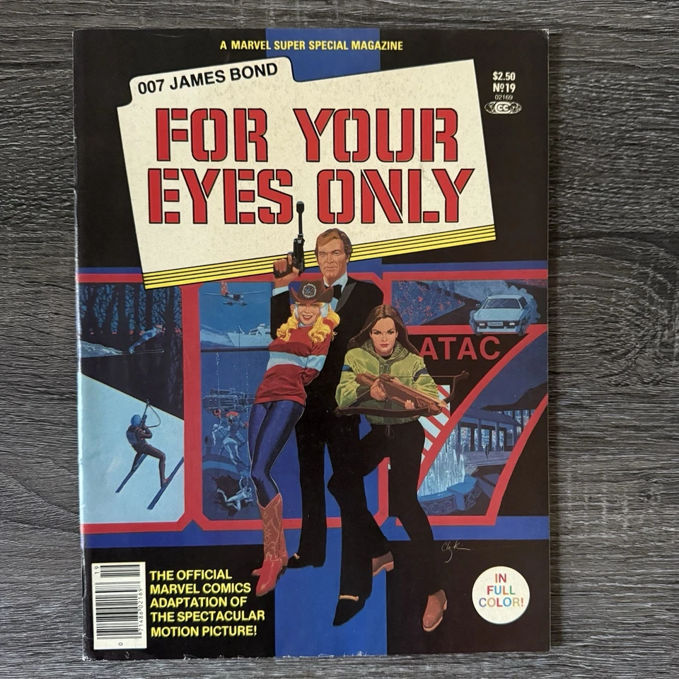 007 James Bond For Your Eyes Only & Octopussy Marvel Comic Magazines - Image 2 of 4