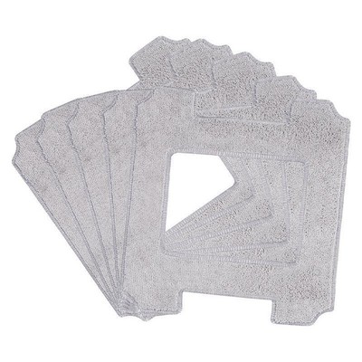Wipe Clean with Reusable Microfibre Cleaning Pad Set for For Ecovacs W1 W2