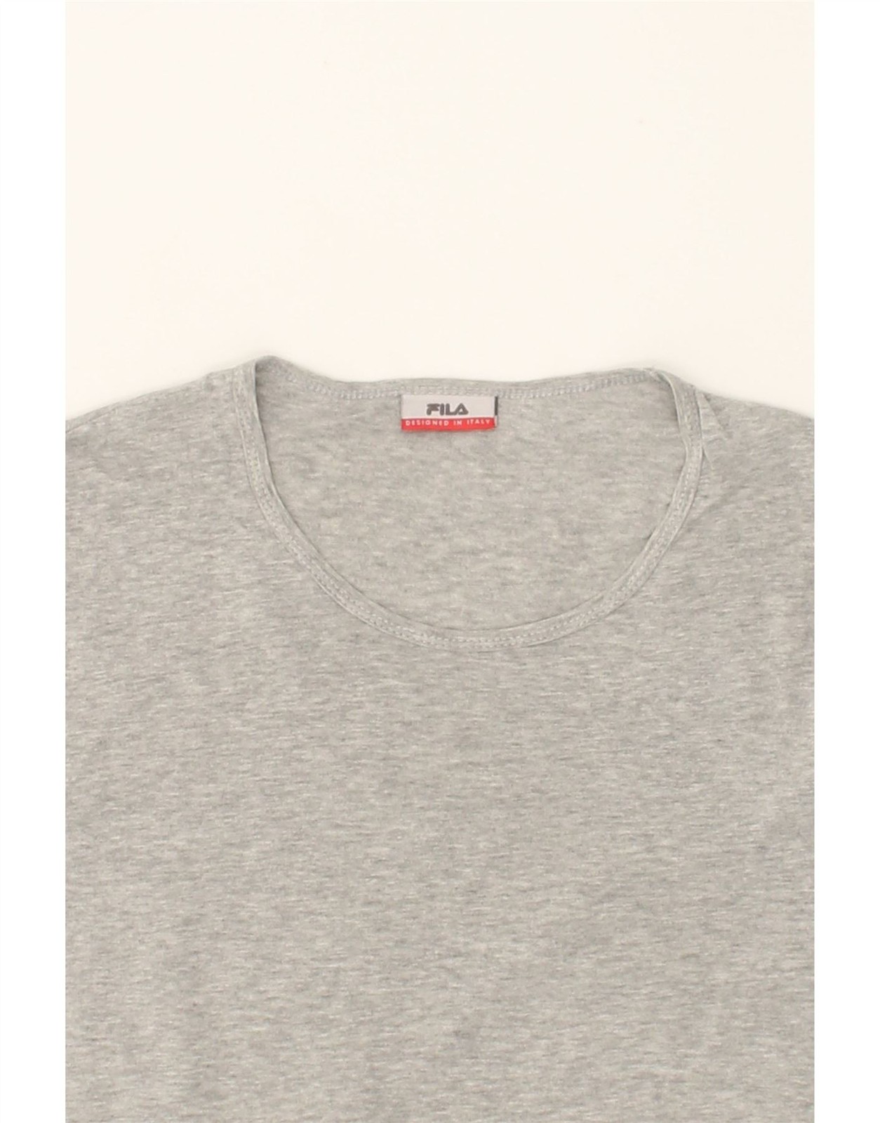 T shirt uomo FILA top grigio medio cotone CA79