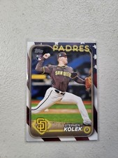 2024 Topps Update Stephen Kolek RC Independence Day Parallel /76 SD Padres NM