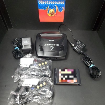 SEGA Genesis Model III 3 Console System -  W/ 2 Controller Cleaned & Tested 