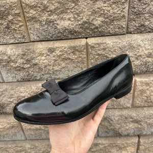 Polo Ralph Lauren Mens Black Leather Opera Pumps Formal Bow Loafers 10.5 D Italy Opera Pump | eBay main image 3