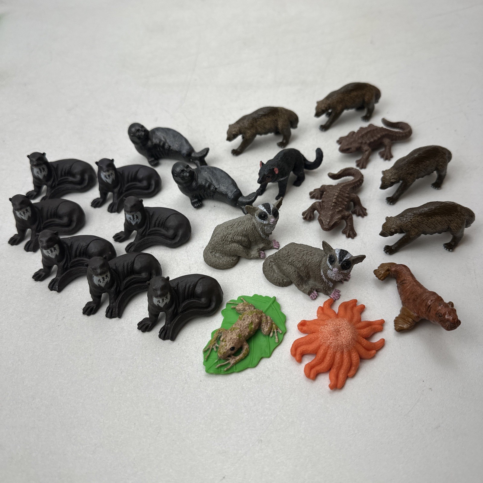Lot of Yowie Animal Figures Sugar Glider Seal Sea Star Frog Chinhai Wolverine