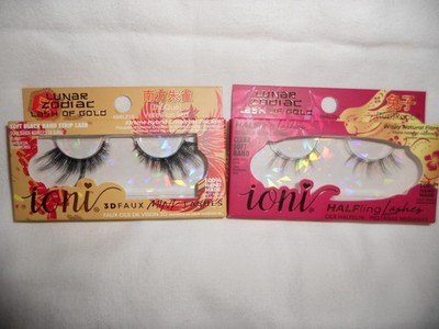 Lot 2 Ioni Lashes Xtreme Hybrid Crisscross Fox Eye & Wispy Natural Flare New