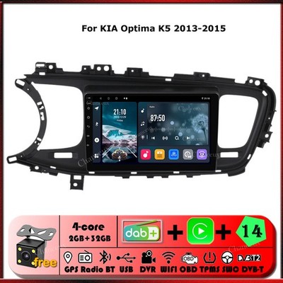 9''Android Autoradio Carplay GPS SAT Navi DAB Stereo For KIA Optima K5 2013-2015