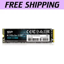 Silicon Power 1TB NVMe M.2 PCIe Gen3x4 SSD - Ultra-Fast 2200MB/s Read Speed