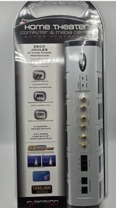 Power Sentry Home Theater Computer Media Surge Protector 104168 - 3900 Joules