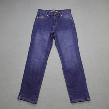 U.S. Polo Assn Boys Jeans Size 12x26 Blue Adjustable Waist Dark Wash