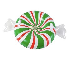 Big Mouth Peppermint Candy Snow Tube Green/Red 4 Feet Wide Brand New Christmas