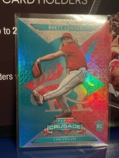2025 Panini Crusade Rhett Lowder #44 Teal Prizm /199 (RC) Reds