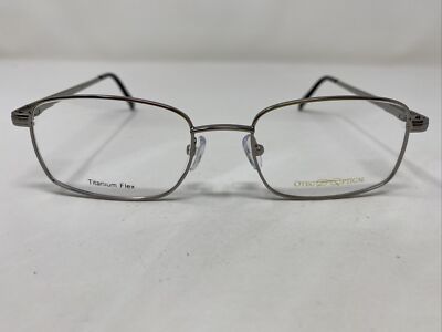 Otego Optical TI-JOEL C2 53-19-140 Silver Full Rim Metal Eyeglasses Frame W704